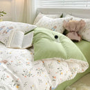GobekUsa Double Layer Yarn Cozy Bed Sheet Set - High-Quality Washed Cotton Printed Bedding