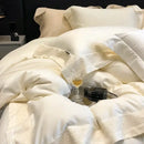 GobekUsa 1200TC Luxury Embroidery Bedding Set with Wide Edge & Lyocell Cotton Brushed Fabric