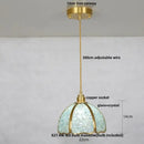 GobekUsa Crystal Glass LED Pendant Light Fixture for Kitchen Dining Room Bar Luxury Art Decor