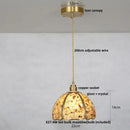 GobekUsa Crystal Glass LED Pendant Light Fixture for Kitchen Dining Room Bar Luxury Art Decor