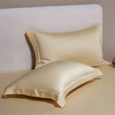 GobekUsa Egyptian Cotton Pillowcase Set - Solid Color Pillow Shams Covers