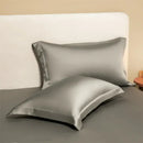 GobekUsa Egyptian Cotton Pillowcase Set - Solid Color Pillow Shams Covers