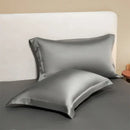 GobekUsa Egyptian Cotton Pillowcase Set - Solid Color Pillow Shams Covers