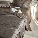 GobekUsa Light Luxury Jacquard Quilt Set with Sheets & Pillowcases - Ice Silk, Washable & Cooling