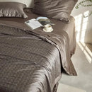 GobekUsa Light Luxury Jacquard Quilt Set with Sheets & Pillowcases - Ice Silk, Washable & Cooling
