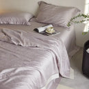GobekUsa Light Luxury Jacquard Quilt Set with Sheets & Pillowcases - Ice Silk, Washable & Cooling