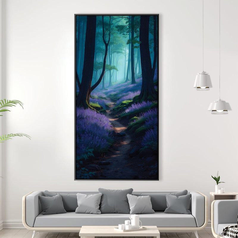 Lavender Mist Trail Canvas