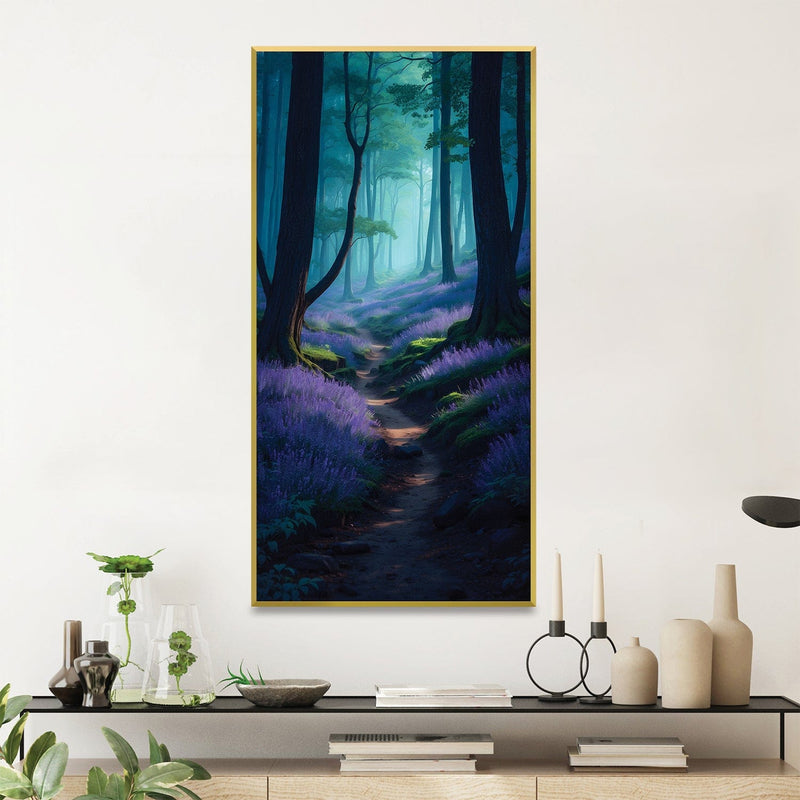 Lavender Mist Trail Canvas