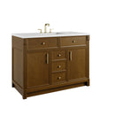 James Martin Bellshire 48" Single Bathroom Vanity, Honey Oak