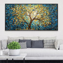 Layered Shapes Tree Canvas