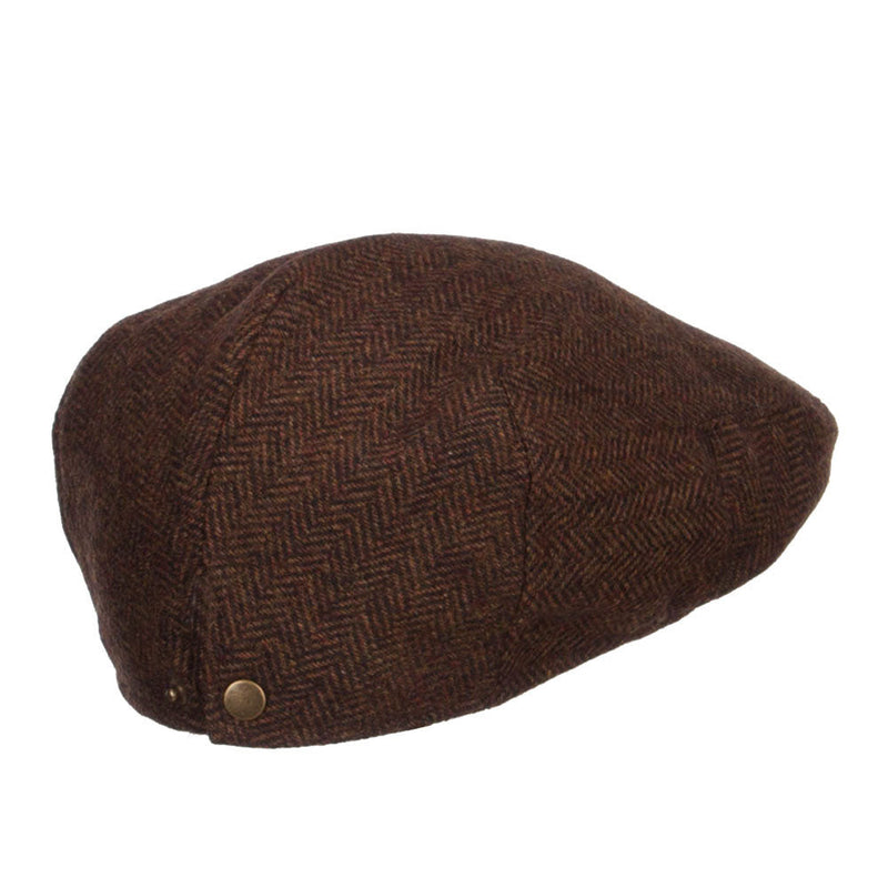 Men's Adjustable Wool Blend Ivy Cap