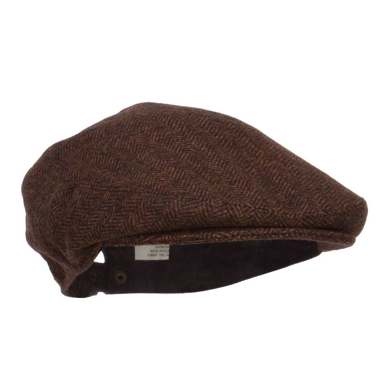 Men's Adjustable Wool Blend Ivy Cap