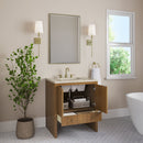 James Martin Hudson 30" Single Bathroom Vanity, Honey Oak