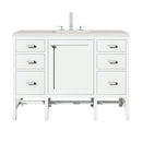 James Martin Addison 48" Single Bathroom Vanity, Glossy White