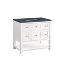 James Martin Breckenridge 36" Single Bathroom Vanity, Bright White