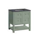 James Martin Breckenridge 30" Single Bathroom Vanity, Smokey Celadon