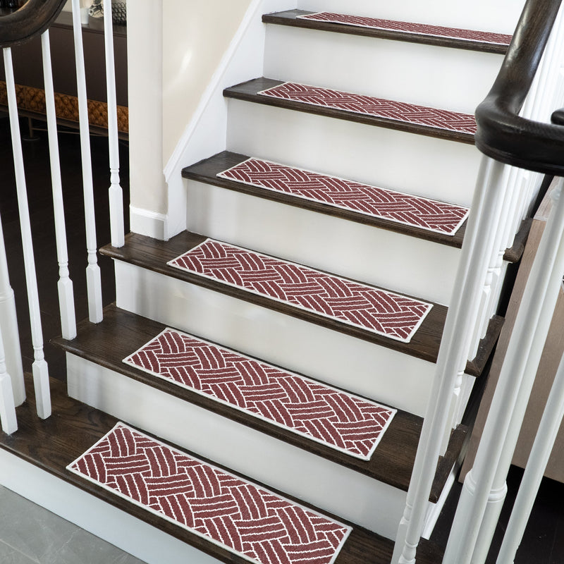 New Age Sisal Design 9" X 28" Stair Treads