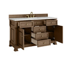 James Martin Brookfield 60" Single Bathroom Vanity, Pecan