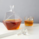 Seneca Faceted Crystal Liquor Decanter by Viski