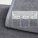 Cotton Textured Bath Towel Set - Acacia Collection by Great Bay Home