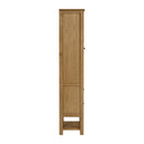 James Martin Breckenridge Linen Cabinet, Light Natural Oak