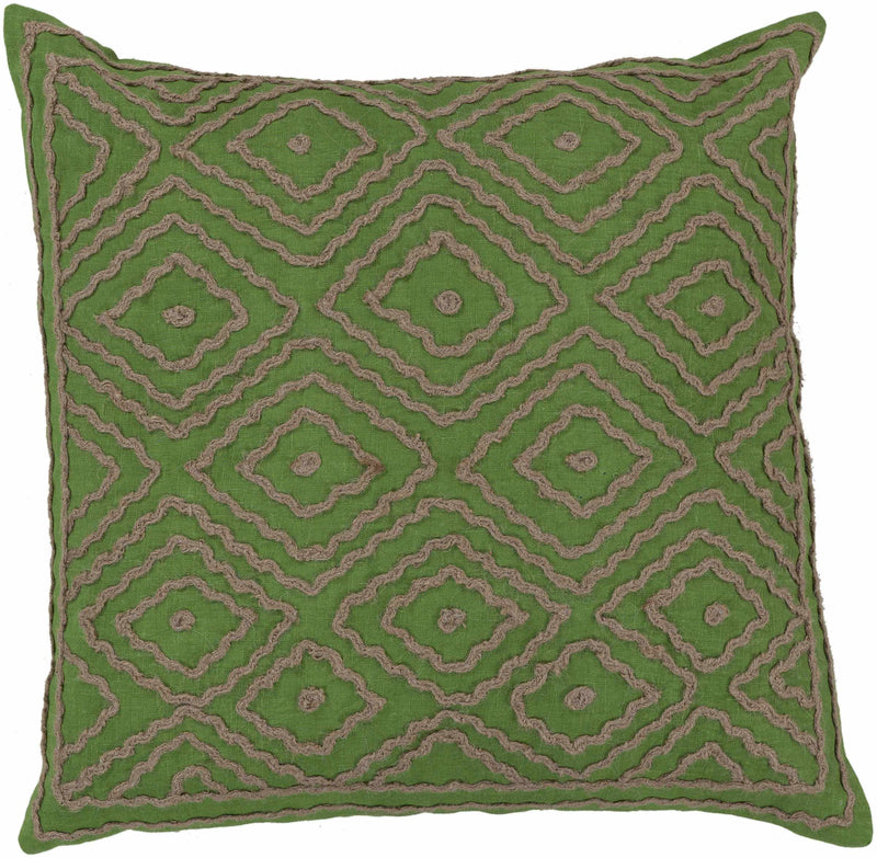 Vijfhoek Grass Green Pillow Cover