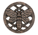 Antique Bronze Metal Stepping Stone Bee - Cast Aluminum