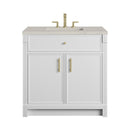 James Martin Bellshire 36" Single Bathroom Vanity, Bright White