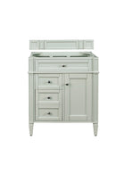 James Martin Brittany 30" Single Bathroom Vanity, Sage Green