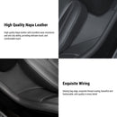 Leather Rear Door Sill Protector for Tesla Model Y 2020-2025.03