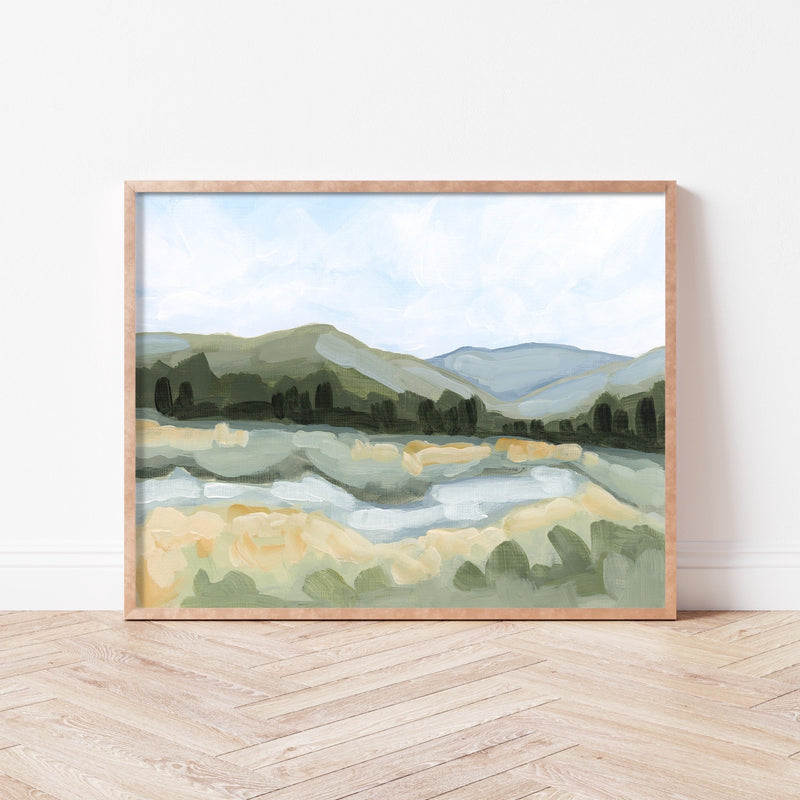 "Leaving Fairplay" Art Print