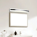 GobekUsa LED Acrylic Vanity Light in Chrome: Streamlined Wall Lighting Solution for Warm/White Bathroom Ambiance