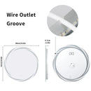 GobekUsa LED Backlit Round Bathroom Vanity Mirror