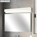 GobekUsa LED Bath Vanity Light with Modern Metal Shade - White Surface Wall Sconce in Three Sizes (16.5"/20.5"/24.5")