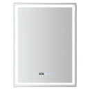 GobekUsa LED Bathroom Mirror: Adjustable Brightness, Anti-Fog, Time Display