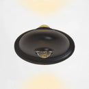 GobekUsa LED Bedroom Wall Sconce Lamp with Contemporary Triangle Aluminum Shade and Black/White Finish in White/Warm Lighting
