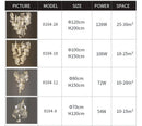 GobekUsa LED Ceiling Chandelier for Modern Home