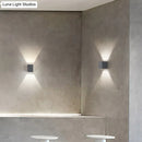 GobekUsa LED Cement Wall Sconce - Simple Rectangle Shape for Corridors
