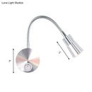 GobekUsa LED Corridor Reading Wall Light with Mini Metal Shade - Warm/White Lighting Sconce Lamp in Chrome