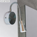 GobekUsa LED Corridor Reading Wall Light with Mini Metal Shade - Warm/White Lighting Sconce Lamp in Chrome