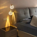 GobekUsa LED Crystal Pendant Light for Bedroom and Bathroom