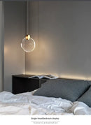 GobekUsa LED Crystal Pendant Light for Bedroom and Bathroom