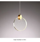 GobekUsa LED Crystal Pendant Light for Bedroom and Bathroom