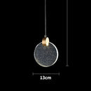 GobekUsa LED Crystal Pendant Light for Bedroom and Bathroom