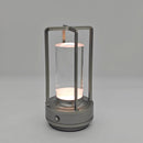 GobekUsa LED crystal table lamp Plastic Rechargeable touch night lamp Bedroom Bedside table lamp Restaurant decorative lamp