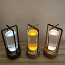 GobekUsa LED crystal table lamp Plastic Rechargeable touch night lamp Bedroom Bedside table lamp Restaurant decorative lamp