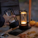 GobekUsa LED crystal table lamp Plastic Rechargeable touch night lamp Bedroom Bedside table lamp Restaurant decorative lamp