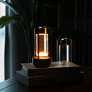 GobekUsa LED crystal table lamp Plastic Rechargeable touch night lamp Bedroom Bedside table lamp Restaurant decorative lamp