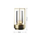 GobekUsa LED crystal table lamp Plastic Rechargeable touch night lamp Bedroom Bedside table lamp Restaurant decorative lamp