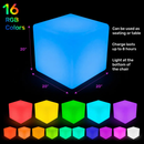 LED Cube 20" by HullaBalloo Sales